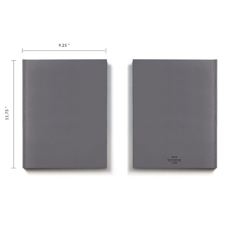 Expanded Hardcover E7F-B — 9.25 x 11.75 in, 144 Pages ( Grid ) Gray - Scratch & Dent