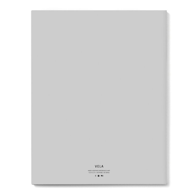 Expanded Softcover B7H-B — 9.25 x 11.75 in, 144 Pages ( Grid ) Light Gray - Scratch & Dent